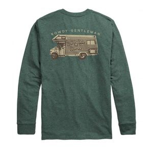 NWT “Boondockin’” Rowdy Gentleman Long Sleeve tshirt
